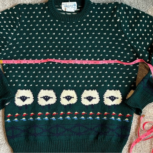 Deans of scotland shetland wool Crewneck Sweater - Picture 2 of 6